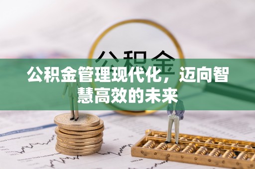 垫江公积金管理现代化，迈向智慧高效的未来