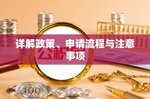 垫江详解政策、申请流程与注意事项