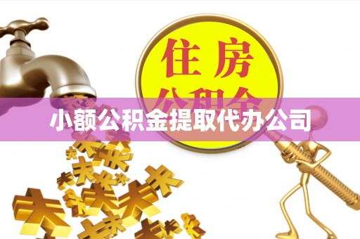 垫江小额公积金提取代办公司